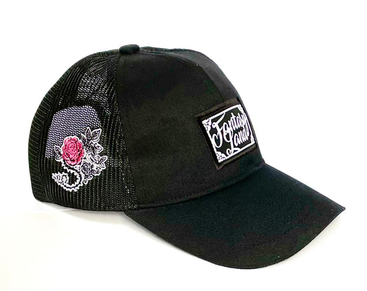 Rose trucker cap